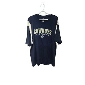 NFL Dallas Cowboys T-Shirt Mens 2XL Navy Blue Football Authentic Apparel NWT